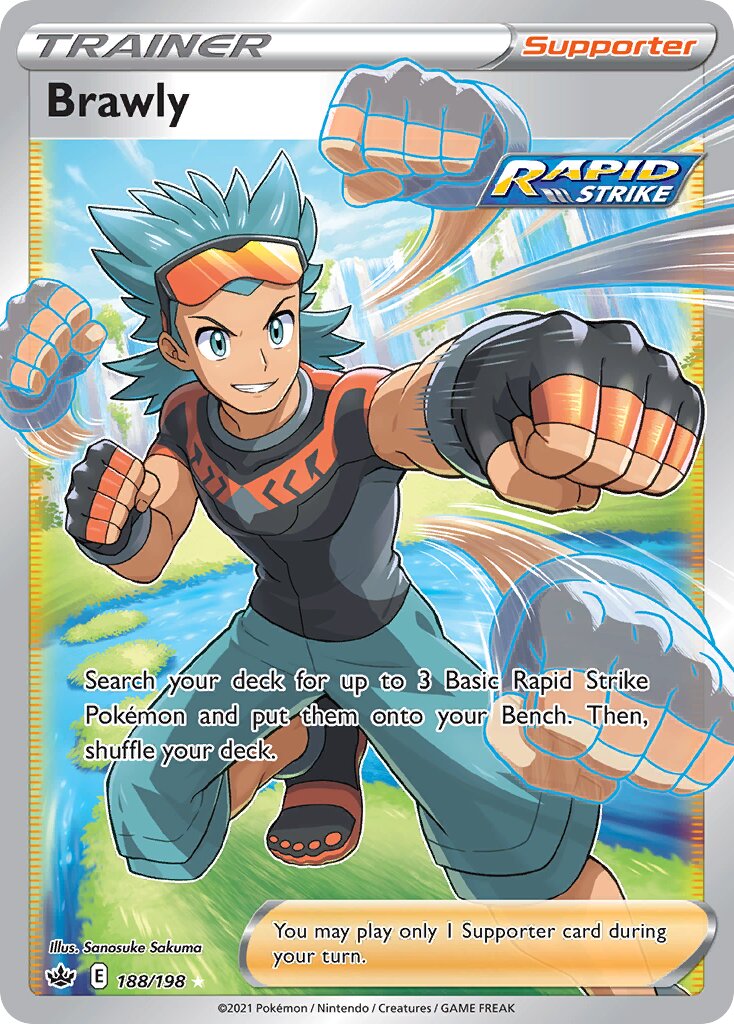 Brawly 188/233 — Chilling Reign (English Pokémon TCG card)