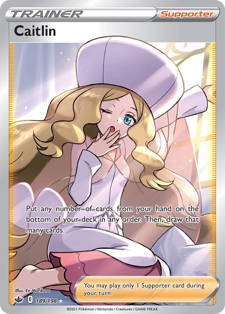 Caitlin 189/233 — Chilling Reign (English Pokémon TCG card)