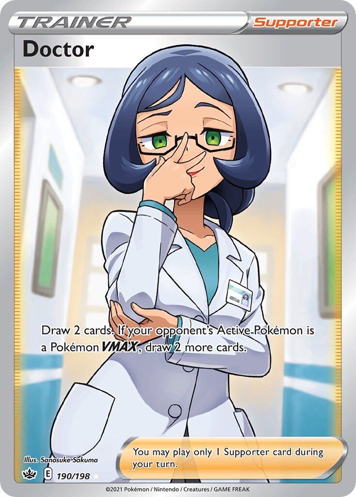 Doctor 190/233 — Chilling Reign (English Pokémon TCG card)