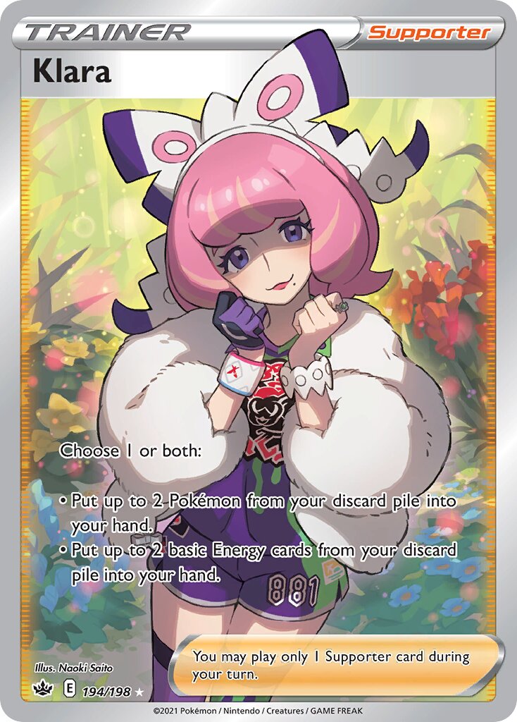 Klara 194/233 — Chilling Reign (English Pokémon TCG card)