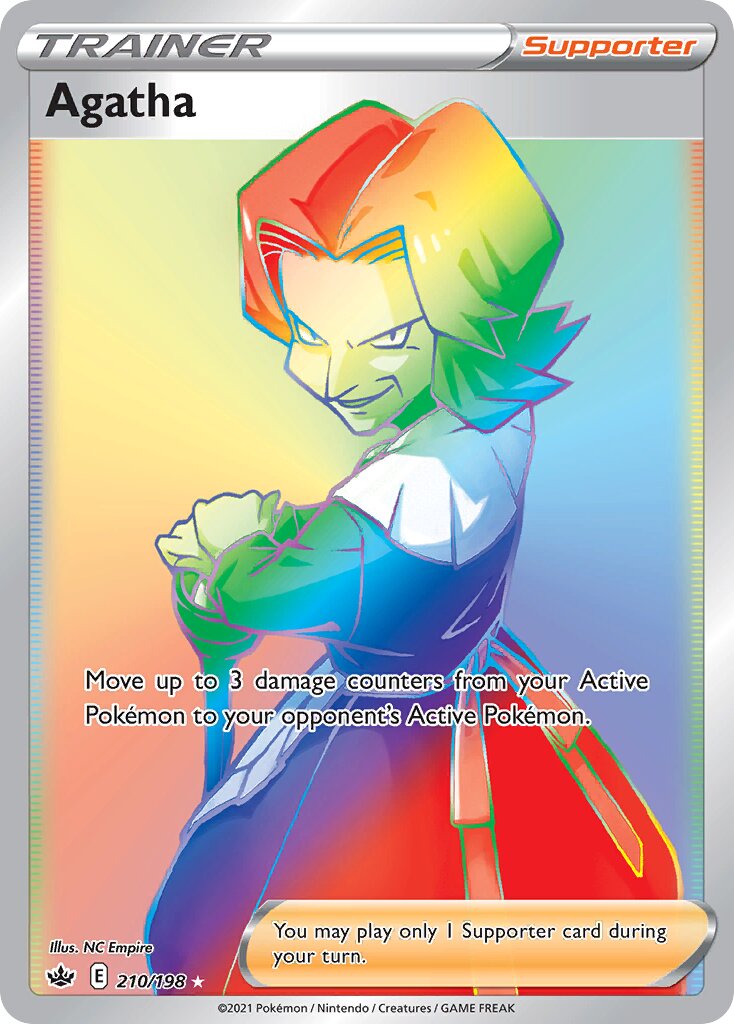 Agatha 210/233 — Chilling Reign (English Pokémon TCG card)