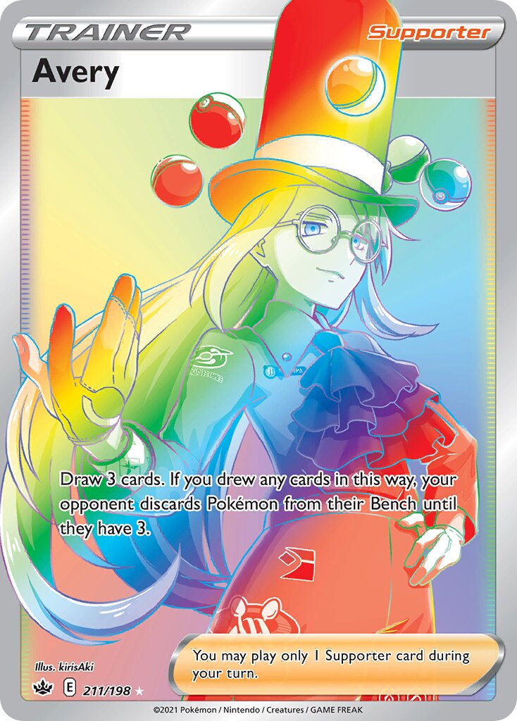 Avery 211/233 — Chilling Reign (English Pokémon TCG card)