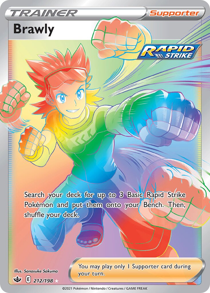 Brawly 212/233 — Chilling Reign (English Pokémon TCG card)