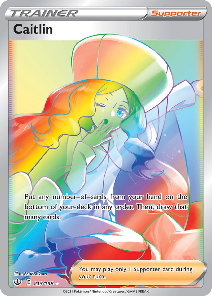 Caitlin 213/233 — Chilling Reign (English Pokémon TCG card)
