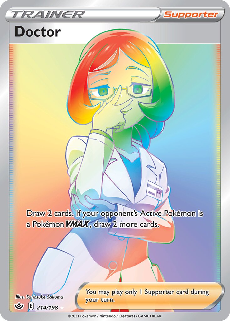 Doctor 214/233 — Chilling Reign (English Pokémon TCG card)