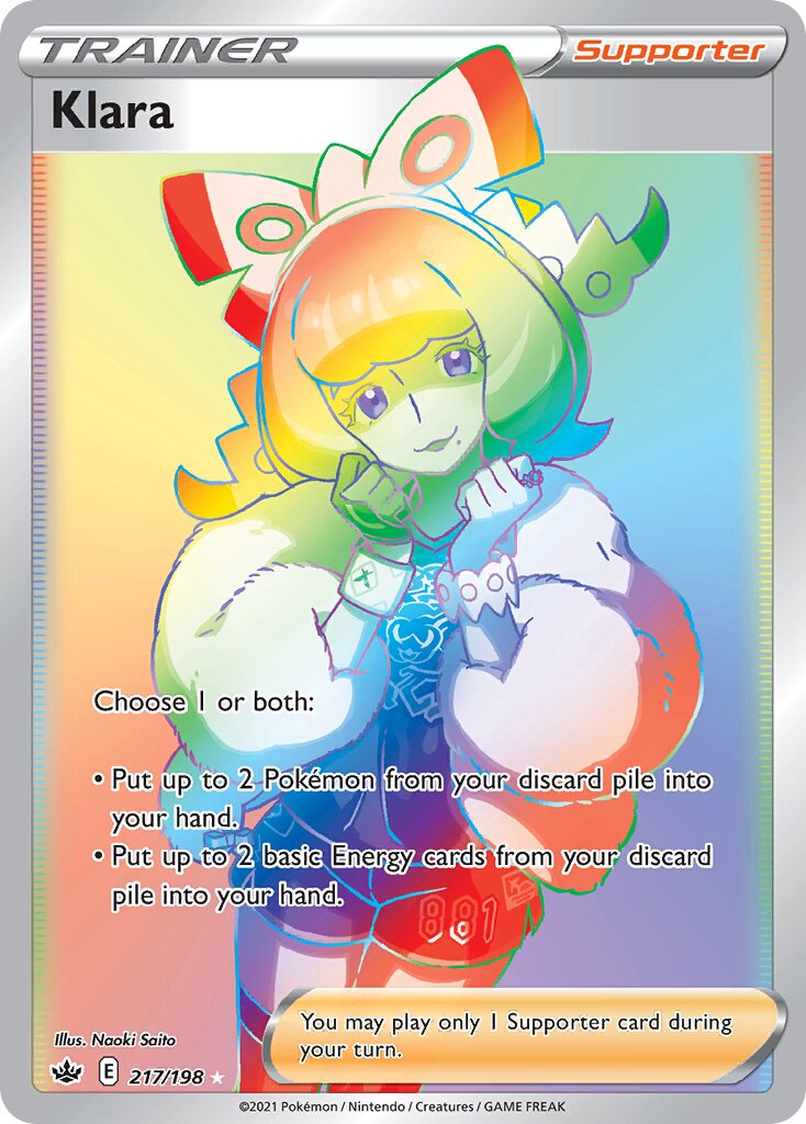 Klara 217/233 — Chilling Reign (English Pokémon TCG card)