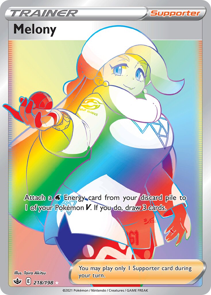 Melony 218/233 — Chilling Reign (English Pokémon TCG card)