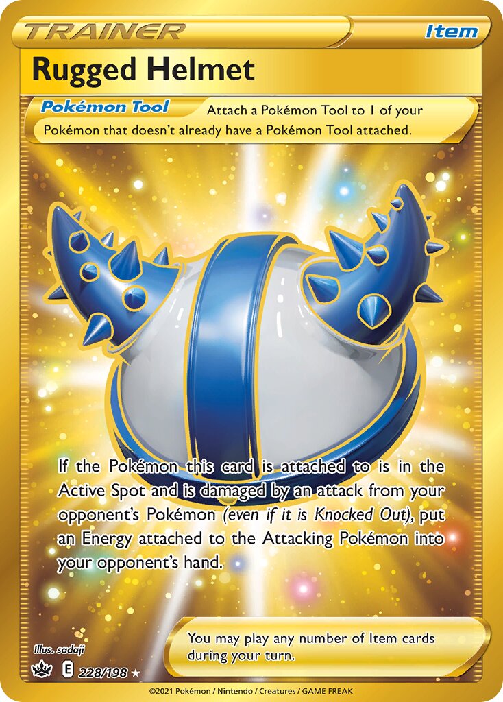 Rugged Helmet 228/233 — Chilling Reign (English Pokémon TCG card)