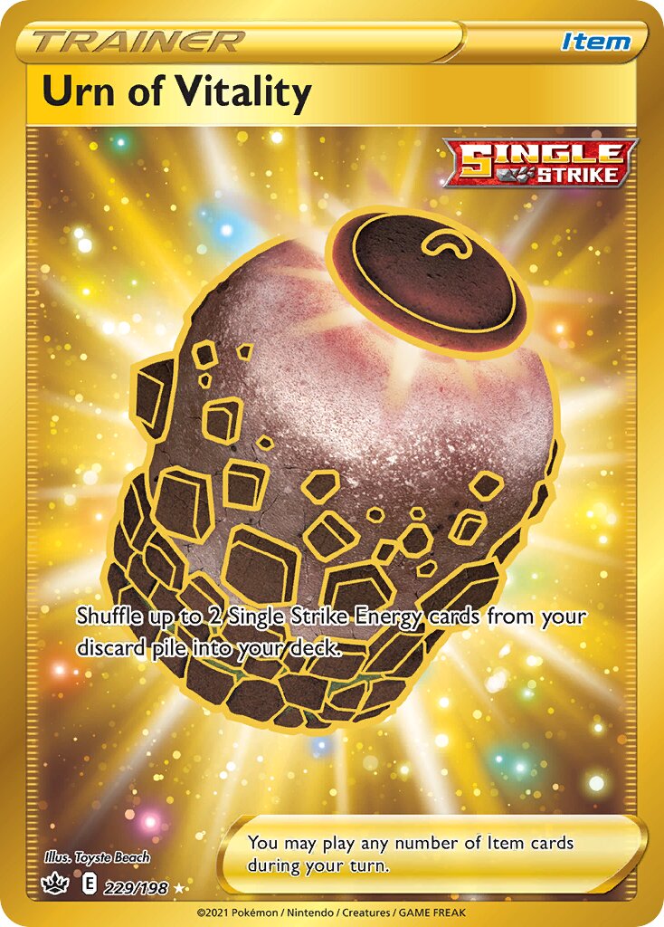 Urn of Vitality 229/233 — Chilling Reign (English Pokémon TCG card)