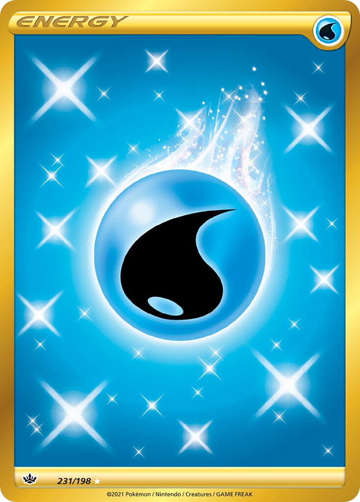 Water Energy 231/233 — Chilling Reign (English Pokémon TCG card)
