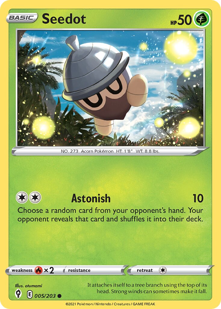 Seedot 005/237 — Evolving Skies (English Pokémon TCG card)