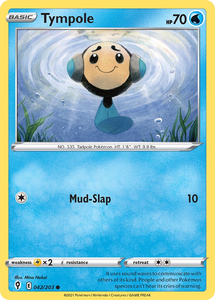 Tympole 042/237 — Evolving Skies (English Pokémon TCG card)