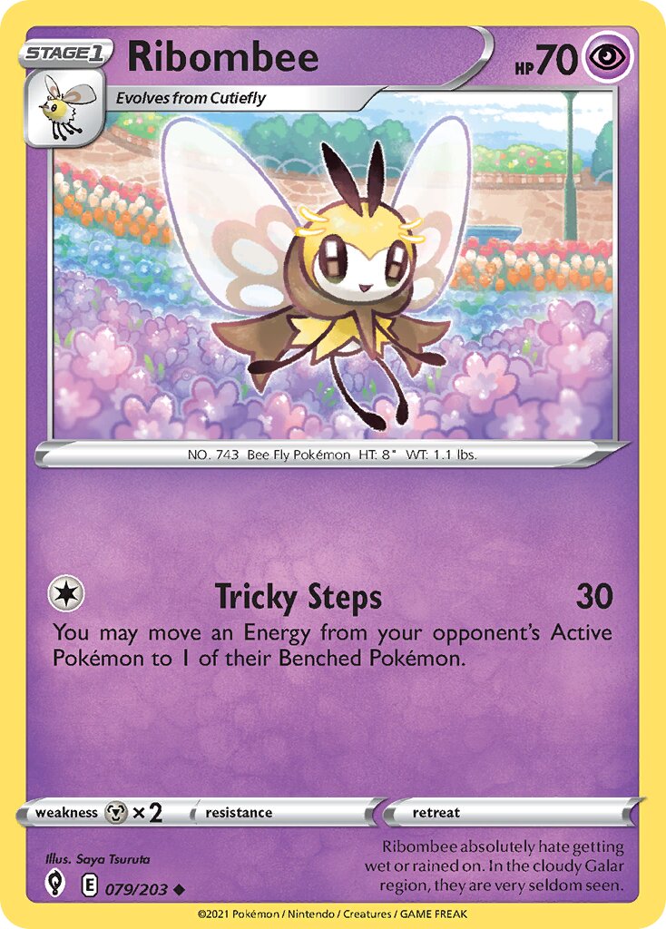Ribombee 079/237 — Evolving Skies (English Pokémon TCG card)