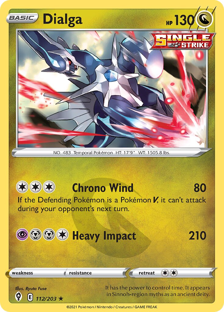 Dialga 112/237 — Evolving Skies (English Pokémon TCG card)