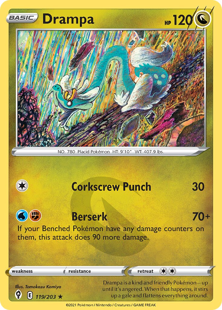 Drampa 119/237 — Evolving Skies (English Pokémon TCG card)