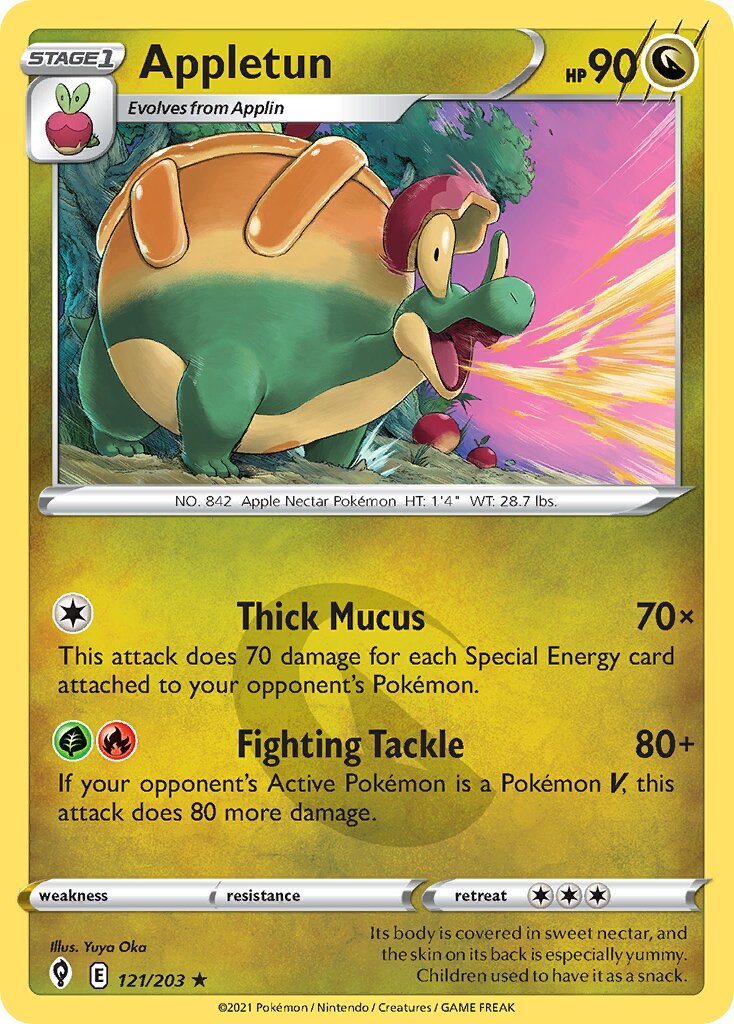 Appletun 121/237 — Evolving Skies (English Pokémon TCG card)