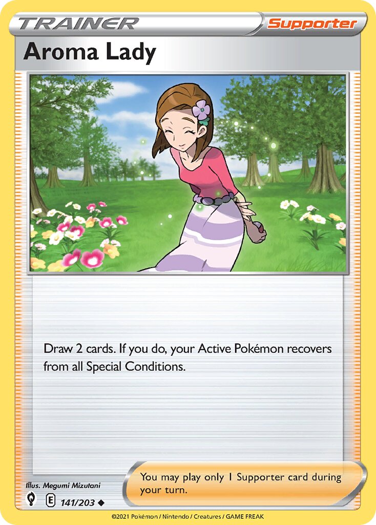Aroma Lady 141/237 — Evolving Skies (English Pokémon TCG card)
