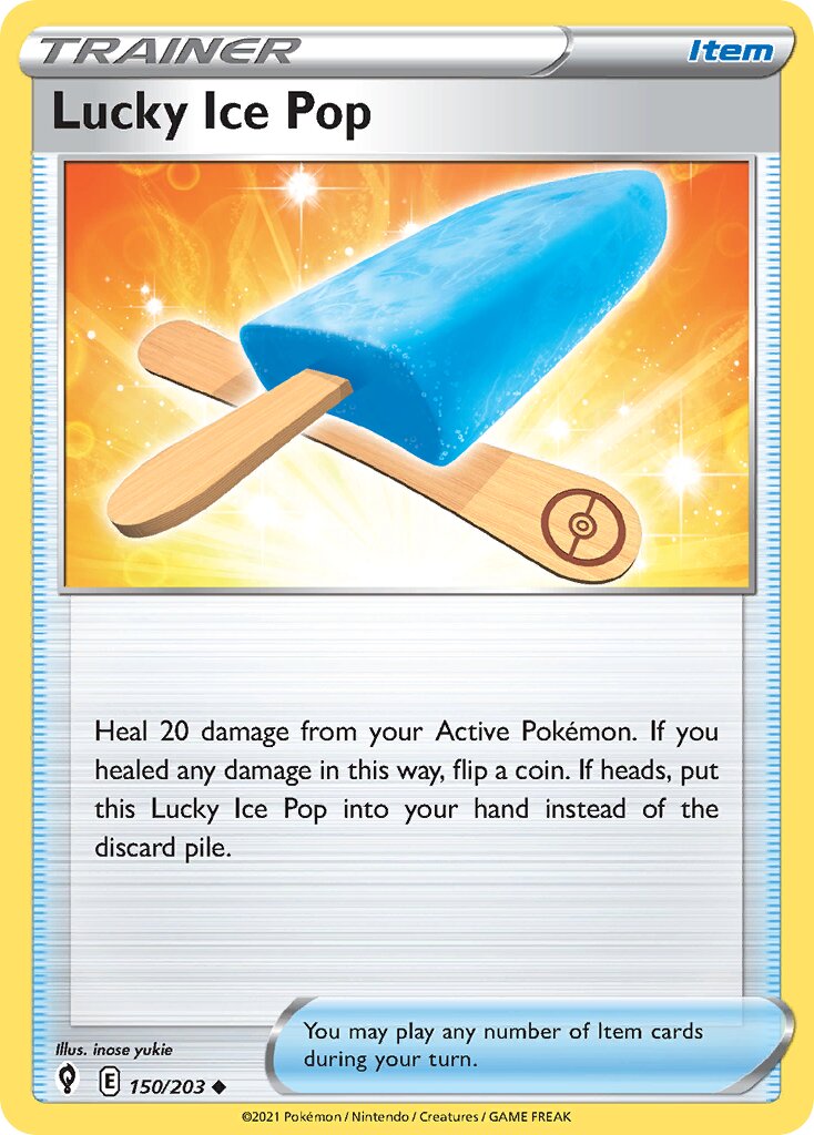 Lucky Ice Pop 150/237 — Evolving Skies (English Pokémon TCG card)