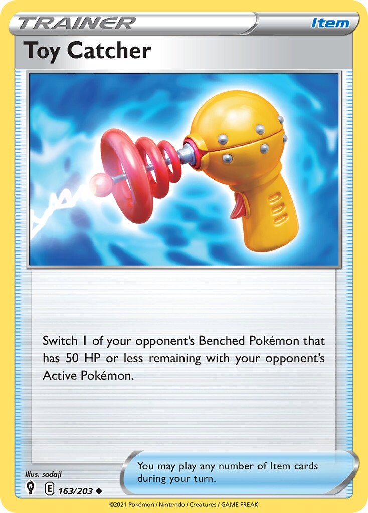 Toy Catcher 163/237 — Evolving Skies (English Pokémon TCG card)