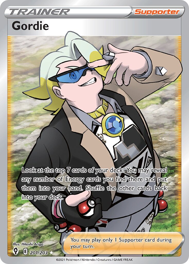 Gordie 201/237 — Evolving Skies (English Pokémon TCG card)
