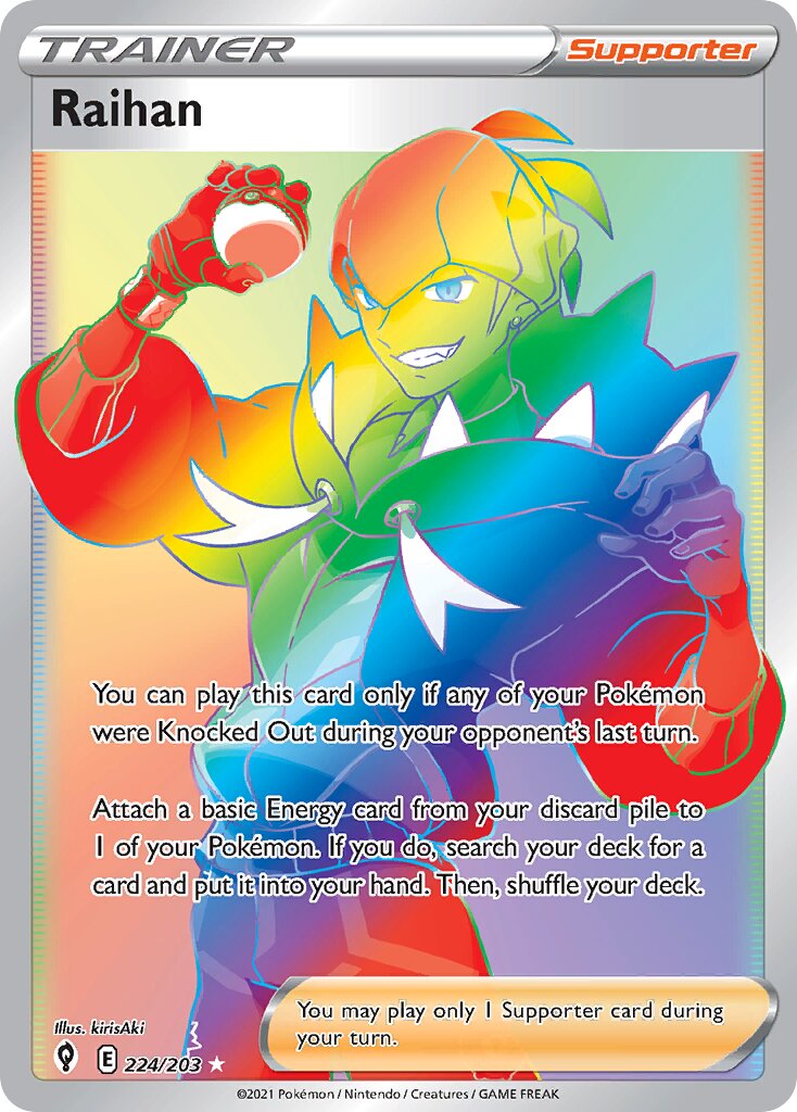 Raihan 224/237 — Evolving Skies (English Pokémon TCG card)