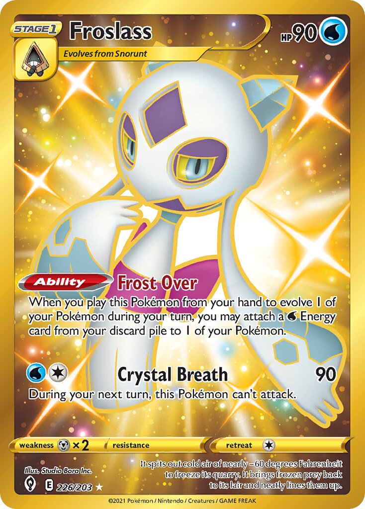 Froslass 226/237 — Evolving Skies (English Pokémon TCG card)