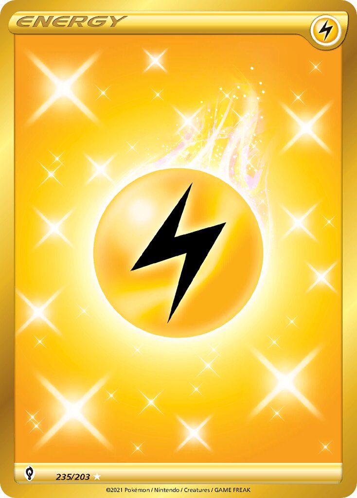 Lightning Energy 235/237 — Evolving Skies (English Pokémon TCG card)