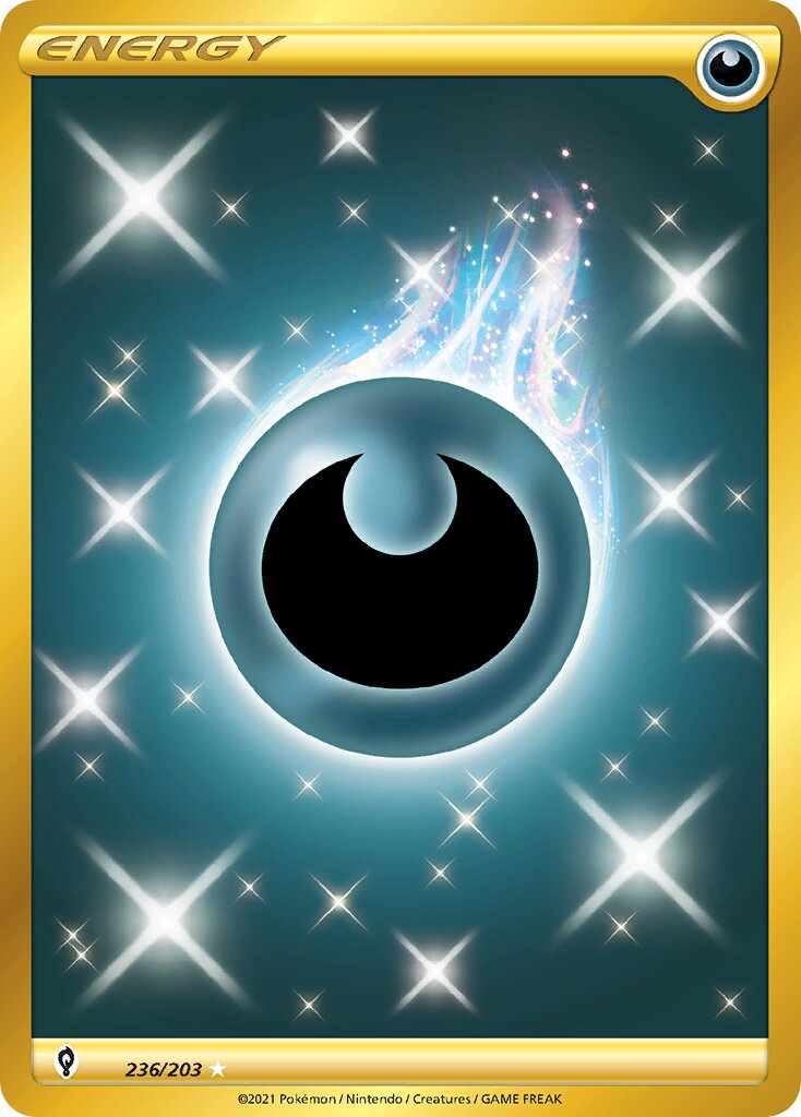Darkness Energy 236/237 — Evolving Skies (English Pokémon TCG card)