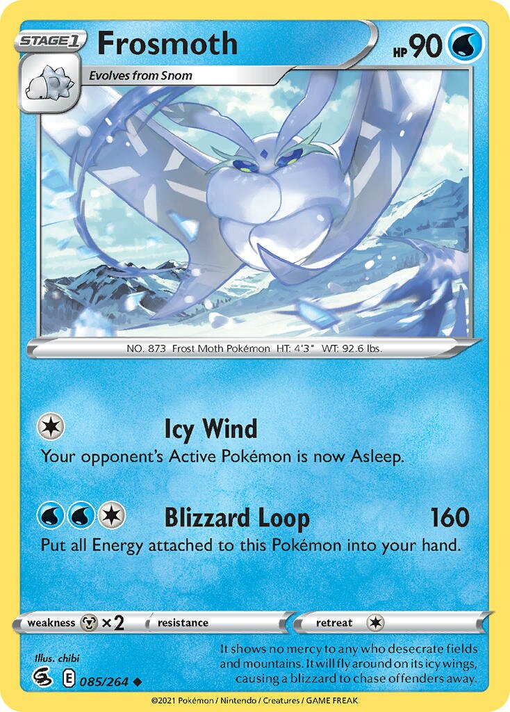 Frosmoth 085/284 — Fusion Strike (English Pokémon TCG card)