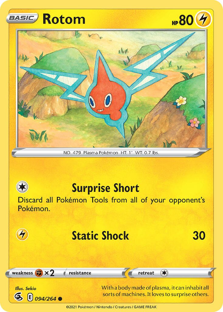 Rotom 094/284 — Fusion Strike (English Pokémon TCG card)