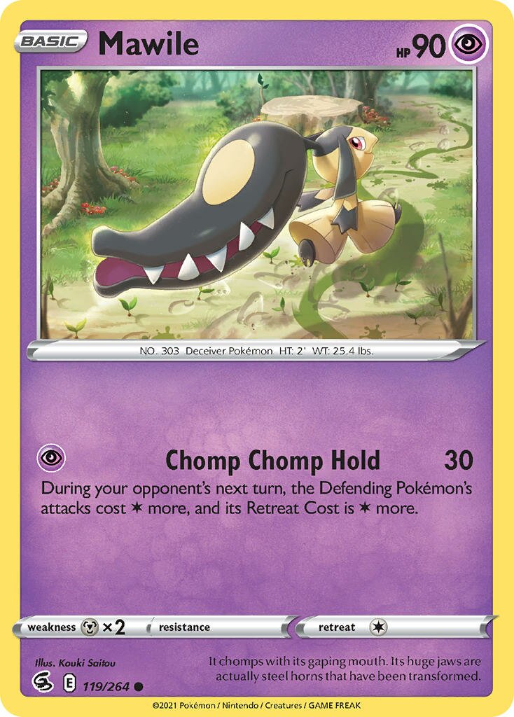 Mawile 119/284 — Fusion Strike (English Pokémon TCG card)