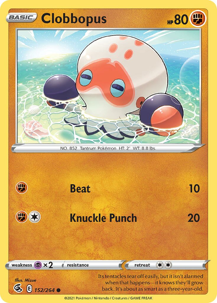 Clobbopus 152/284 — Fusion Strike (English Pokémon TCG card)