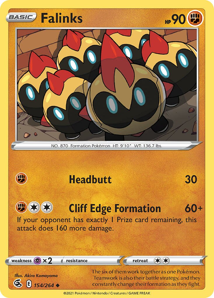 Falinks 154/284 — Fusion Strike (English Pokémon TCG card)