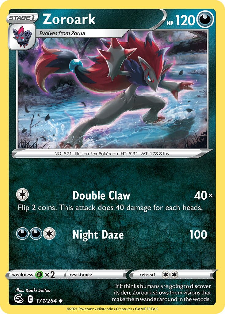 Zoroark 171/284 — Fusion Strike (English Pokémon TCG card)