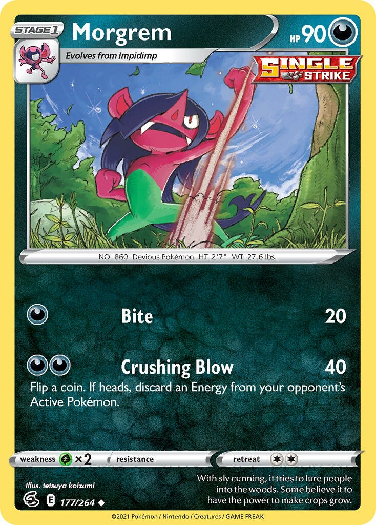 Morgrem 177/284 — Fusion Strike (English Pokémon TCG card)