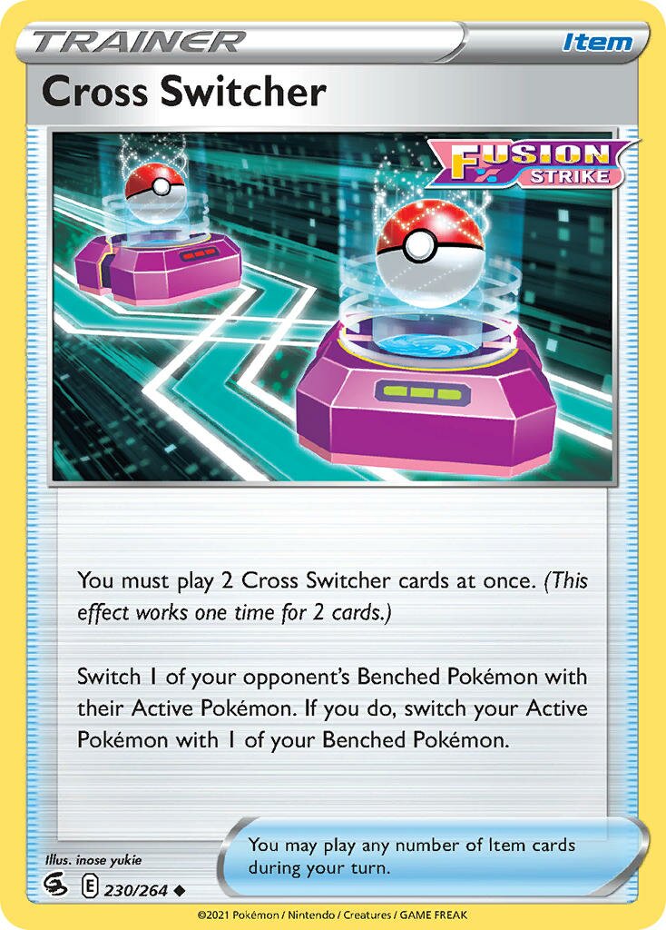Cross Switcher 230/284 — Fusion Strike (English Pokémon TCG card)