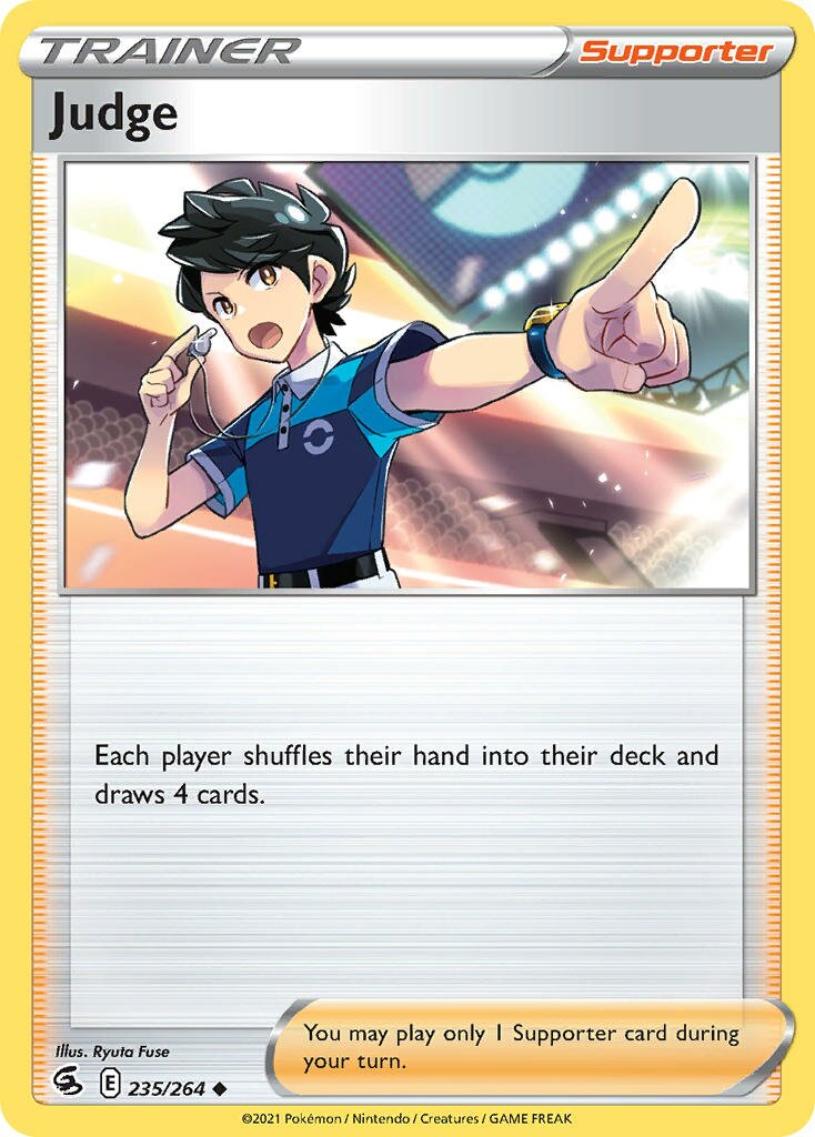 Judge 235/284 — Fusion Strike (English Pokémon TCG card)