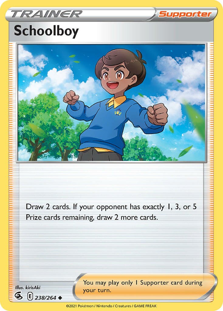 Schoolboy 238/284 — Fusion Strike (English Pokémon TCG card)
