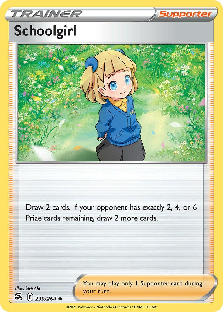 Schoolgirl 239/284 — Fusion Strike (English Pokémon TCG card)