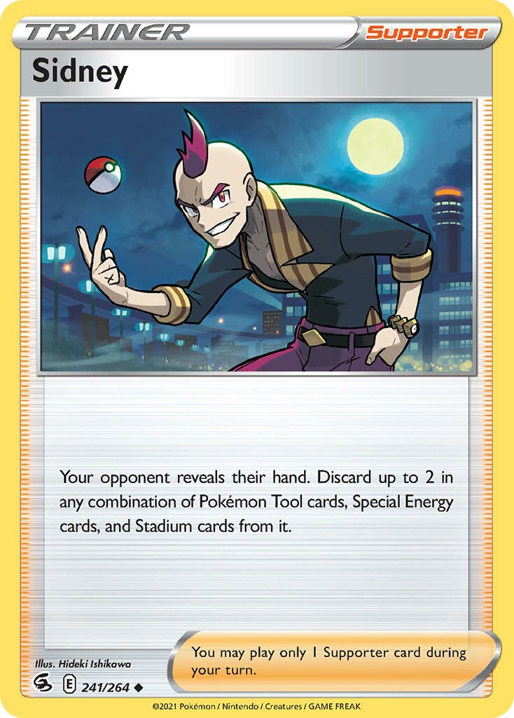 Sidney 241/284 — Fusion Strike (English Pokémon TCG card)