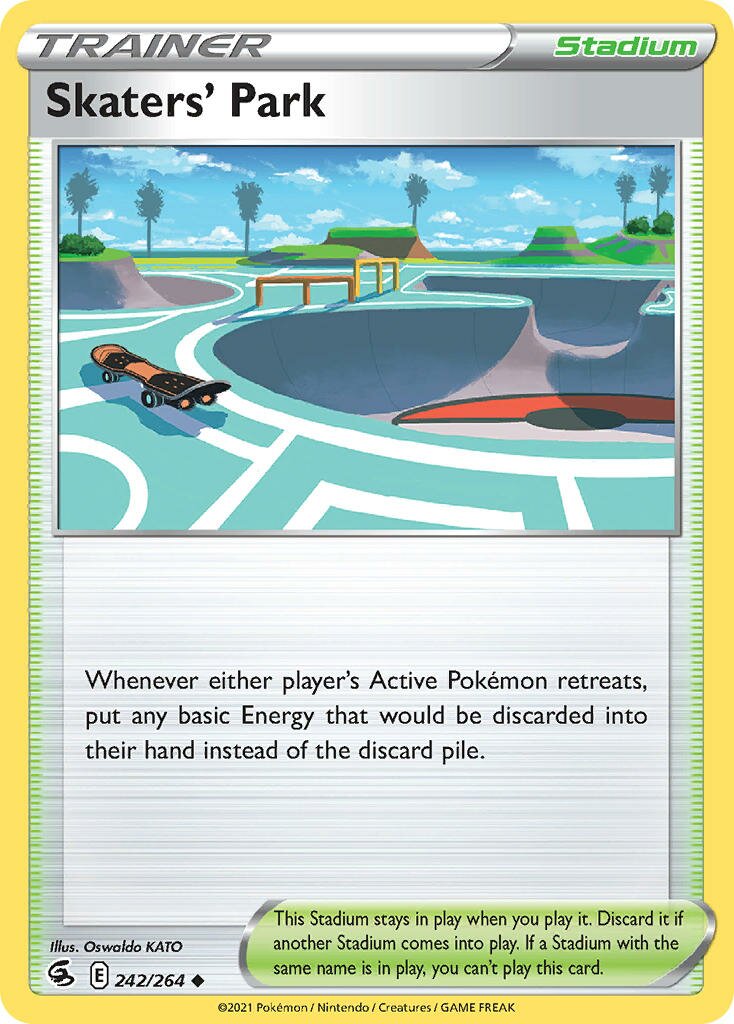 Skaters' Park 242/284 — Fusion Strike (English Pokémon TCG card)