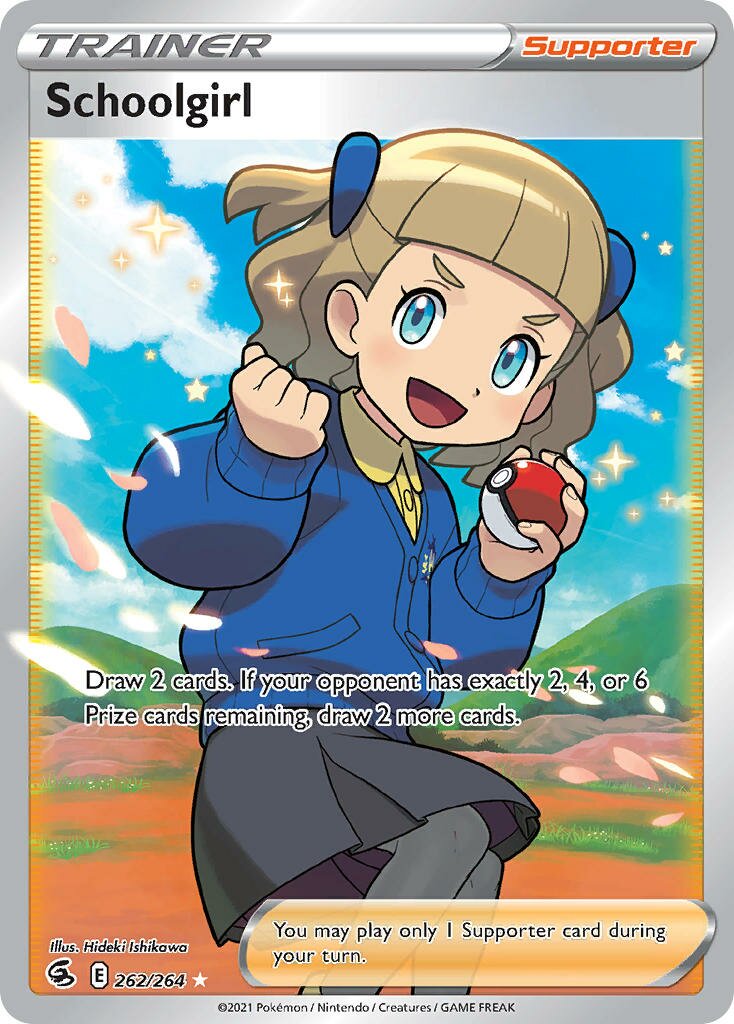 Schoolgirl 262/284 — Fusion Strike (English Pokémon TCG card)