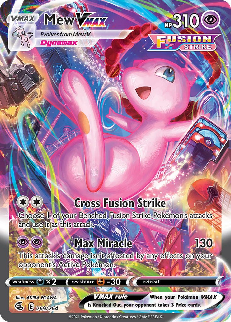 Mew VMAX 269/284 — Fusion Strike (English Pokémon TCG card)