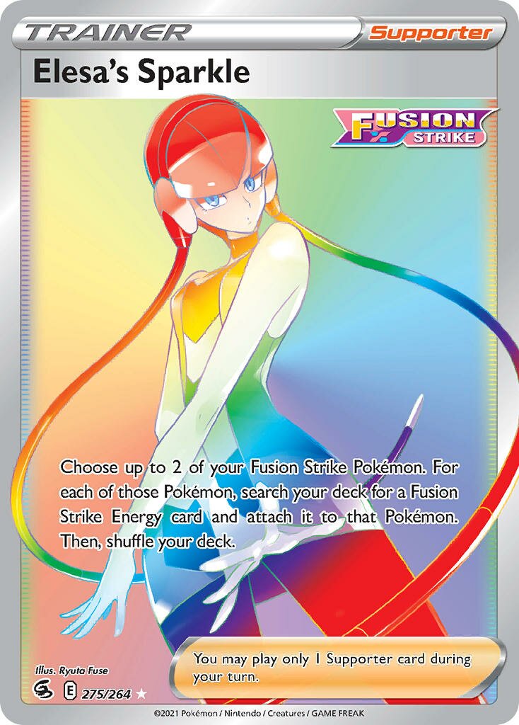 Elesa's Sparkle 275/284 — Fusion Strike (English Pokémon TCG card)