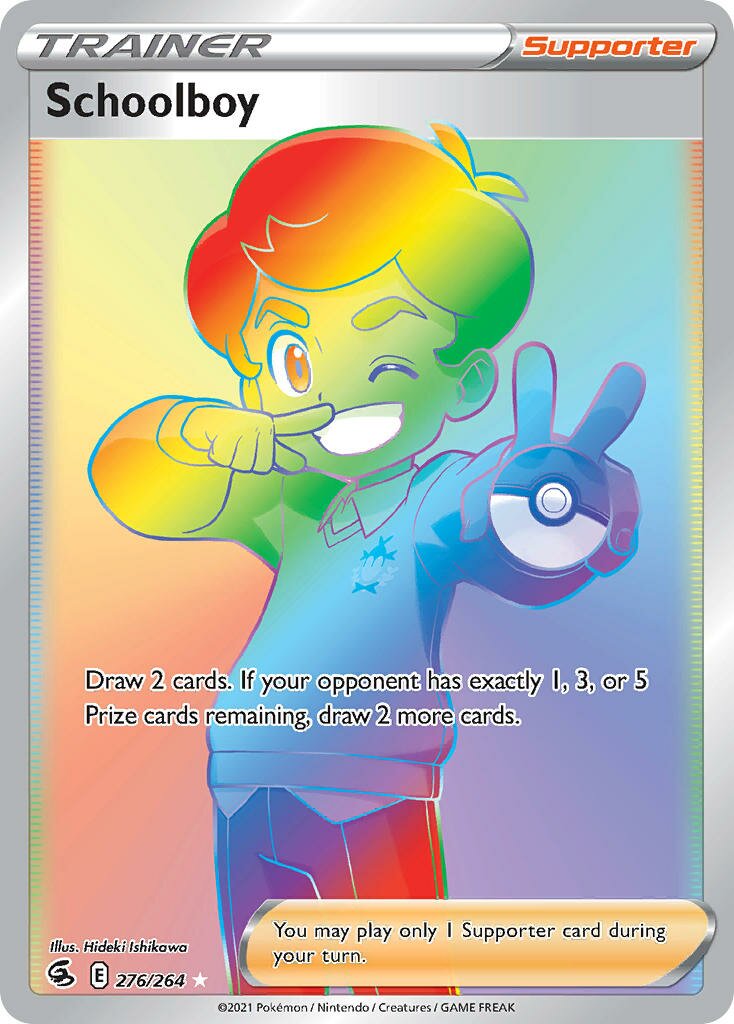 Schoolboy 276/284 — Fusion Strike (English Pokémon TCG card)