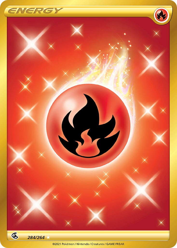 Fire Energy 284/284 — Fusion Strike (English Pokémon TCG card)