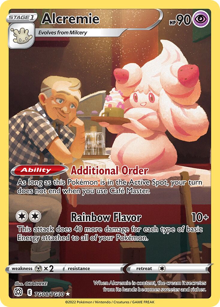 Alcremie TG08 — Brilliant Stars (English Pokémon TCG card)