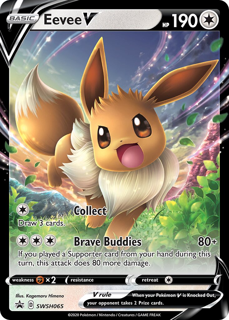 Eevee V 065/285 — Sword & Shield Promos (English Pokémon TCG card)