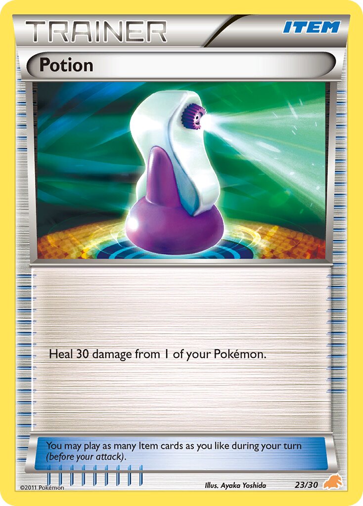 Potion 023/30 — BW trainer Kit (Excadrill) (English Pokémon TCG card)