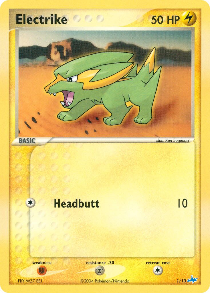 Electrike 001/11 — EX trainer Kit (Latios) (English Pokémon TCG card)